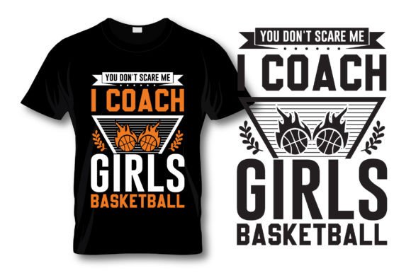 Basketball Typographic T-Shirt Design Graphics