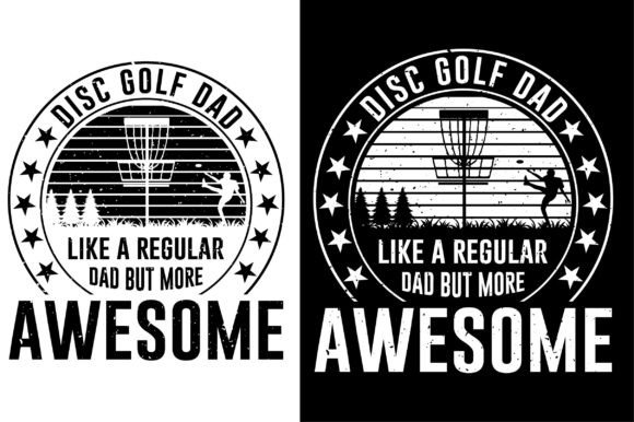 Disc Golf T-Shirt Designs Vector