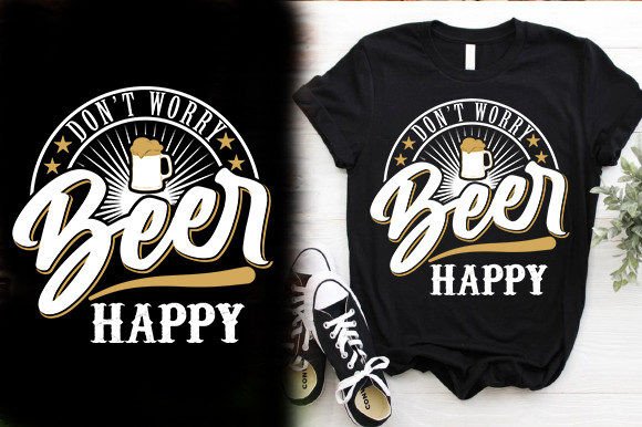 Don't Worry, Be Happy T-Shirt Design