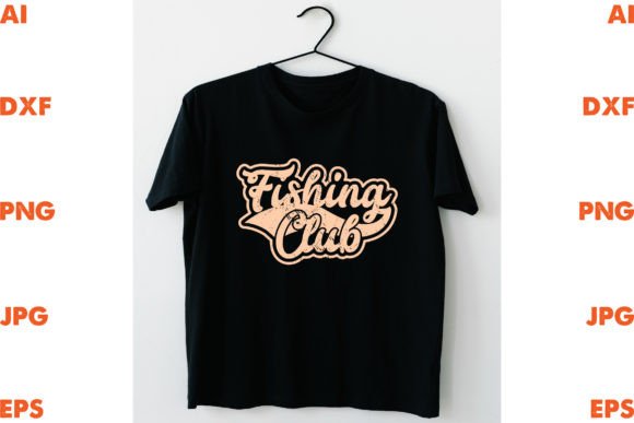 Fishing Club Graphics for T-Shirt Designs