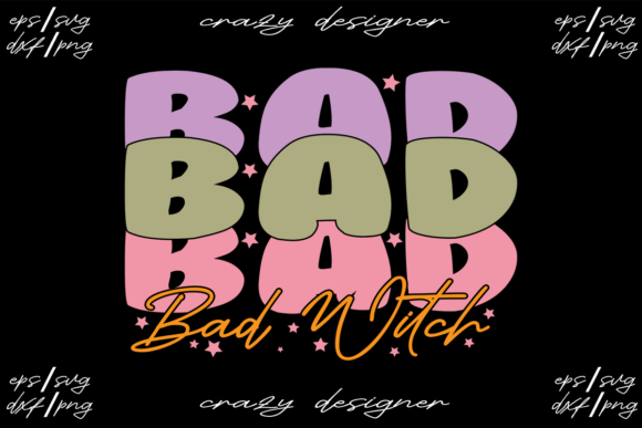 Halloween-Bad Witch Graphics & Print Templates