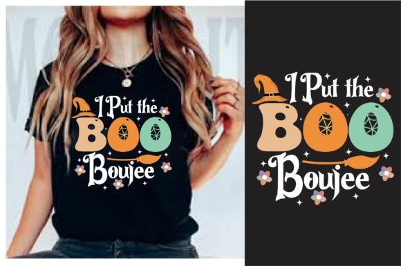 I Put the Boo in Boujee Retro Design