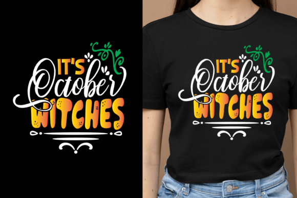IT’S October Witches Graphics and Print Templates