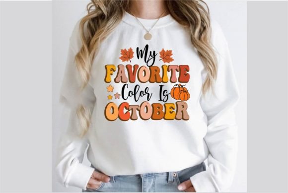 My Favorite Color is October Design