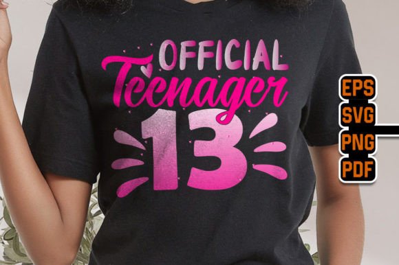 Official Teenager Birthday Design Graphics