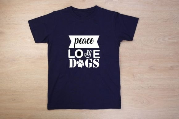 PEACE LOVE DOGS T-Shirt Design