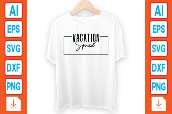 Vacation Squad Graphics for T-Shirt Designs